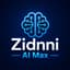 Zidnni AI Max logo, the company that designed and developed the website